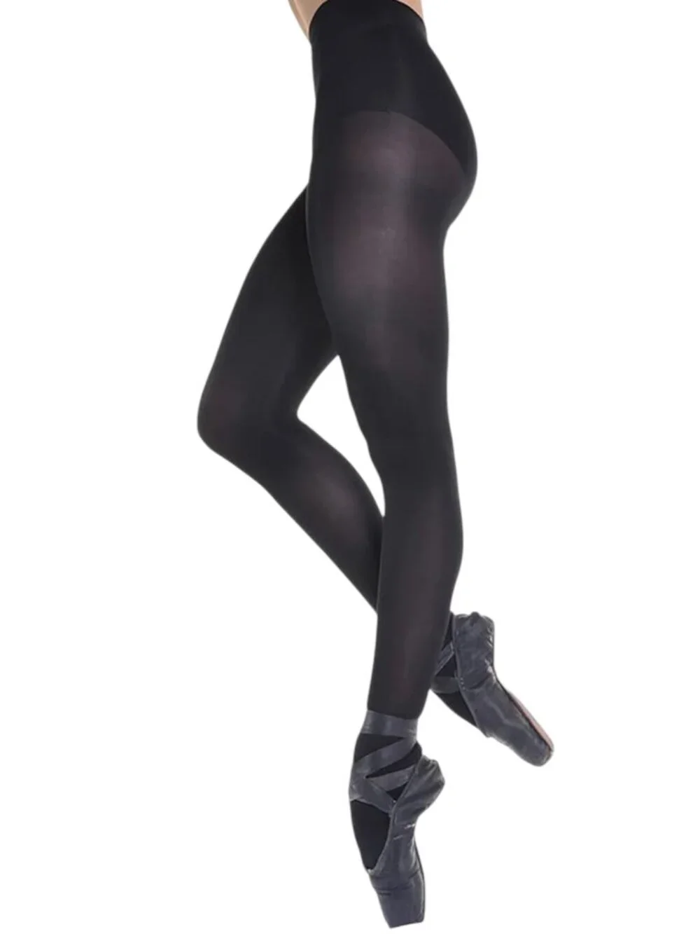 Angelina 247JR Professional-Grade Convertible Transition Ballet Tights Size 7-10